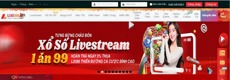 Nhà cái cá cược hàng đầu Việt Nam - Lixi88