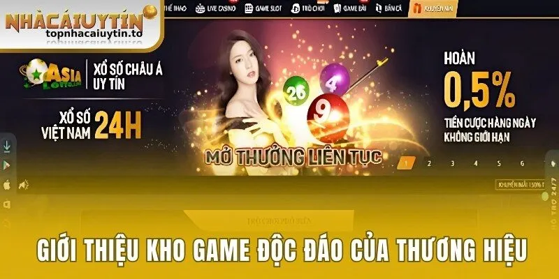 Giới thiệu kho game độc đáo của thương hiệu