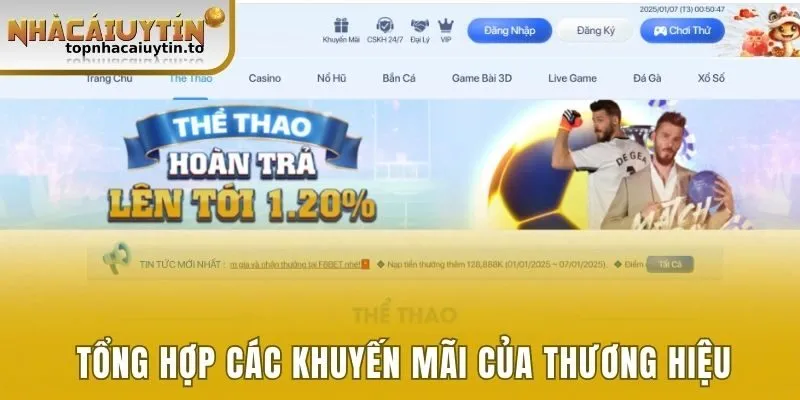 Tổng hợp các chương trình khuyến mãi của thương hiệu